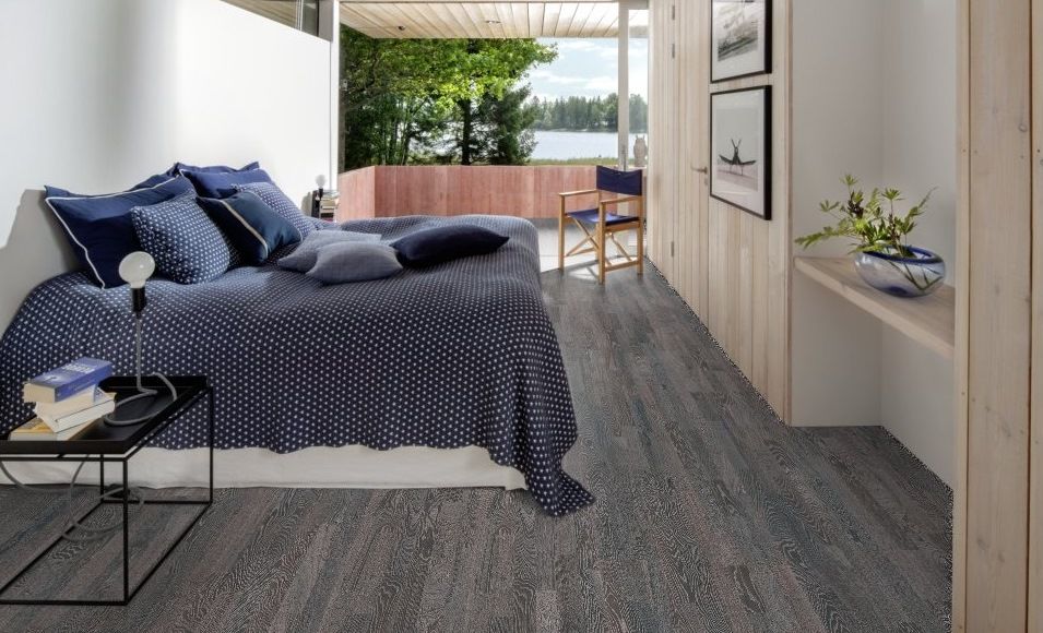 Паркетная доска OAK PROMENADE GREY 3S купить, цена м2