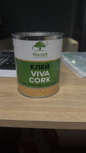 Клей контактный для пола и стен  VIVA CORK  (0,9 кг)